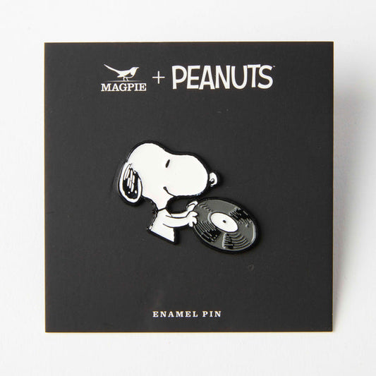 Peanuts Record Snoopy Enamel Pin