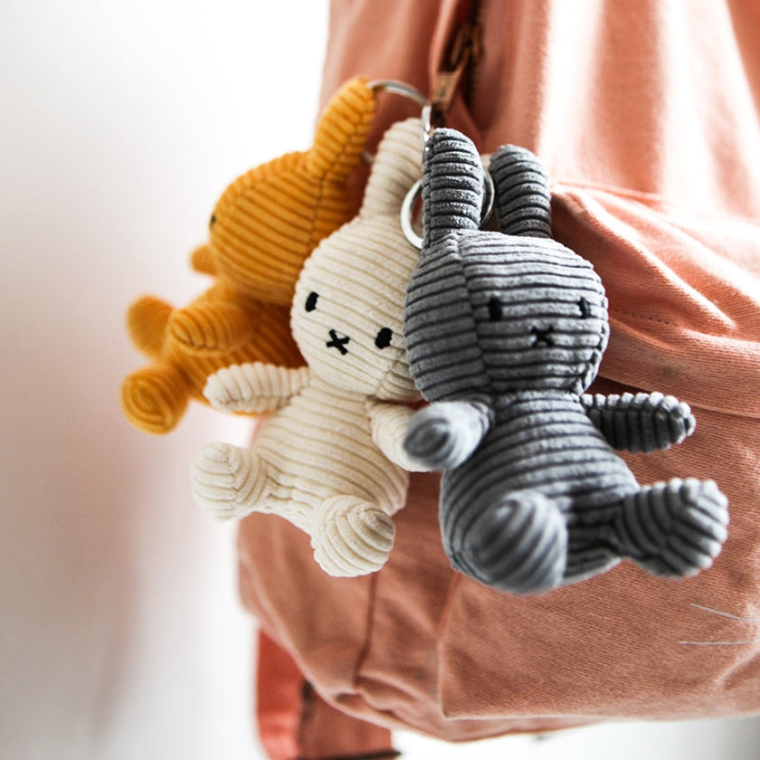 Miffy Yellow Corduroy Keychain ECO