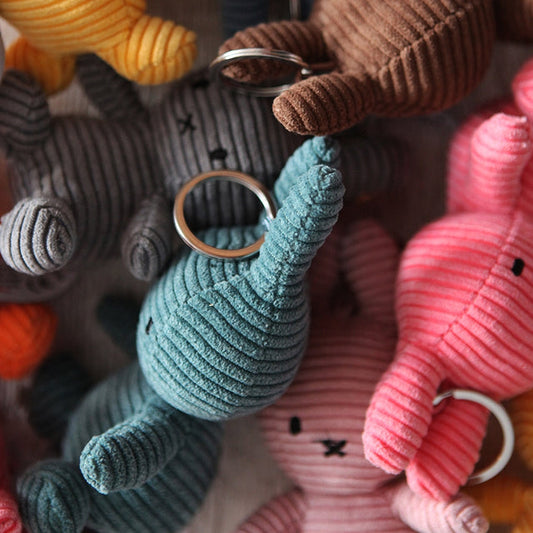 Miffy Beige Corduroy Keychain ECO