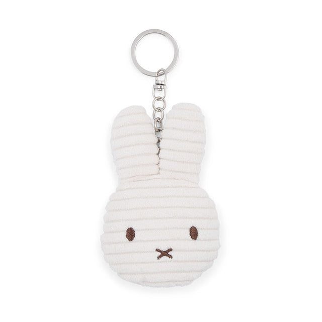 Miffy White Corduroy Flat Keychain ECO