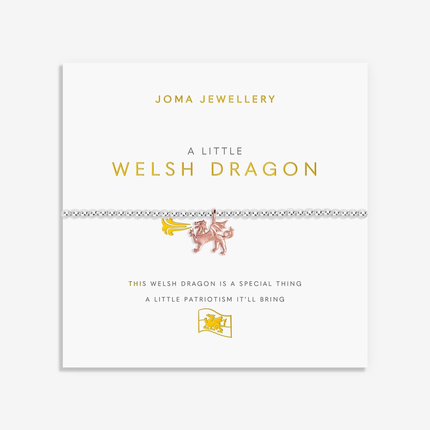 A Little 'Welsh Dragon' Bracelet