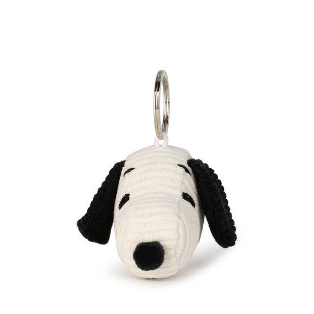 Snoopy Head Corduroy Keychain