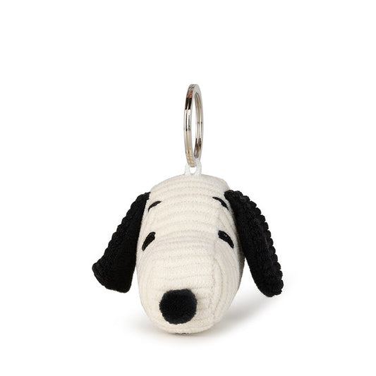 Snoopy Head Corduroy Keychain