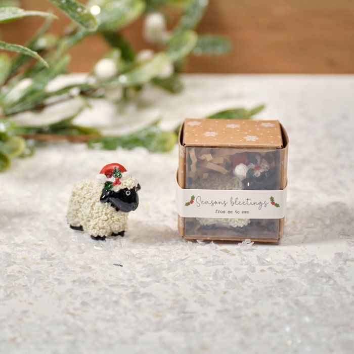 Tiny Resin Sheep Ornament
