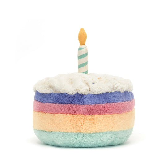 Small Amuseables Rainbow Birthday Cake By Jellycat