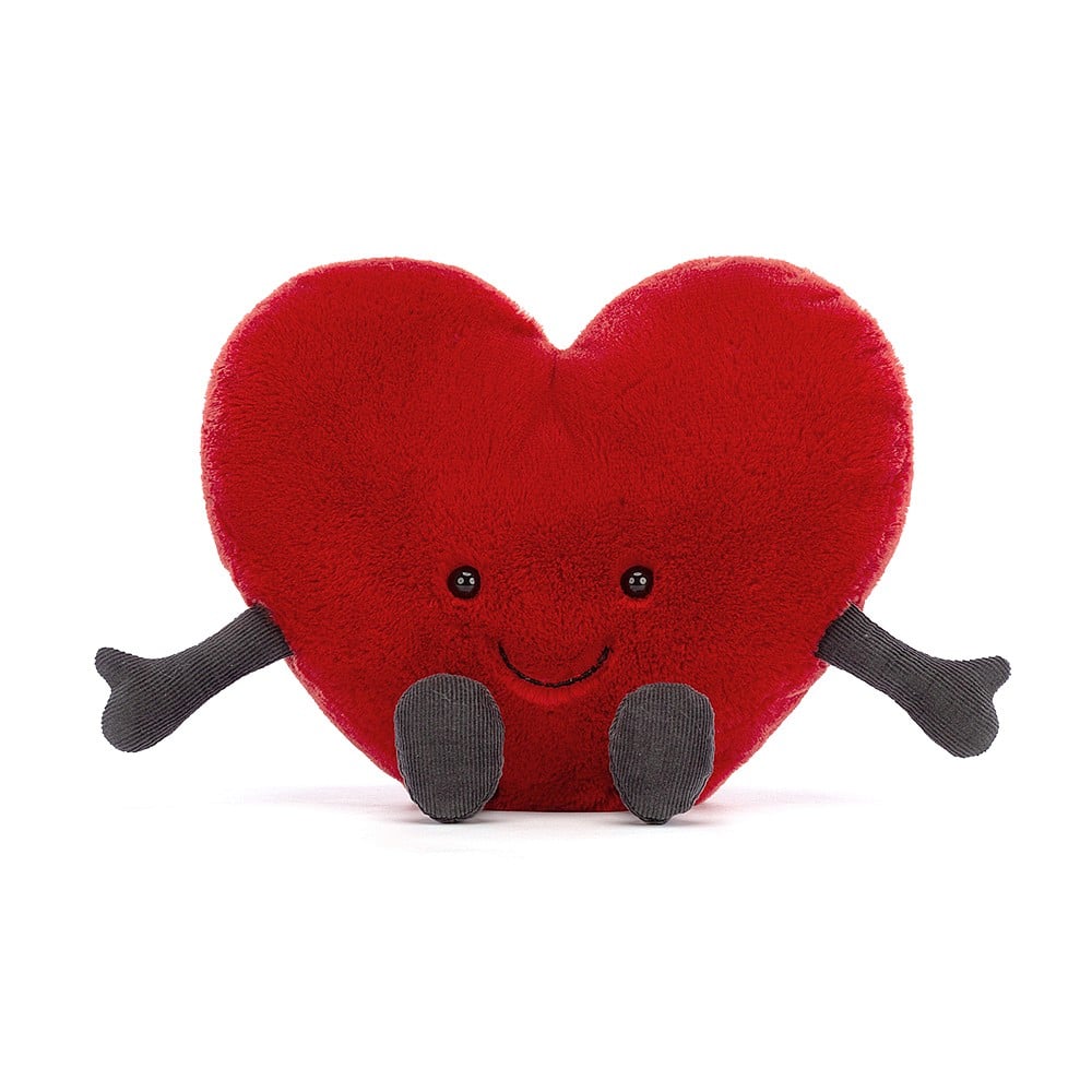 Large Amuseable Red Heart 24 by Jellycat