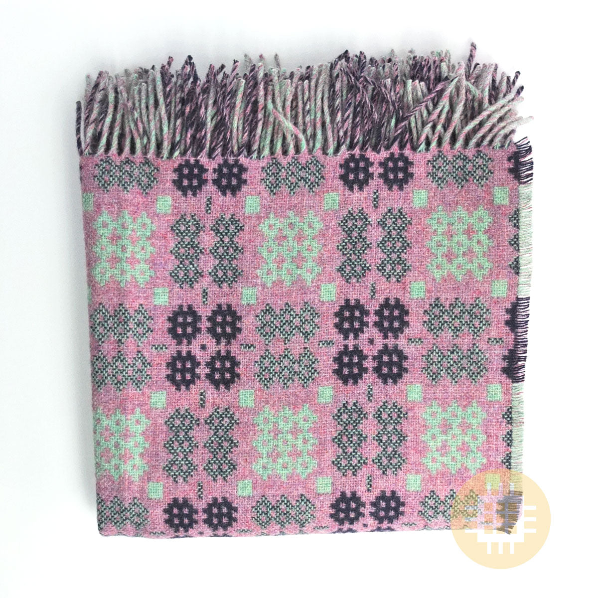 Amaranth Welsh Tapestry Blanket By Rock Mill