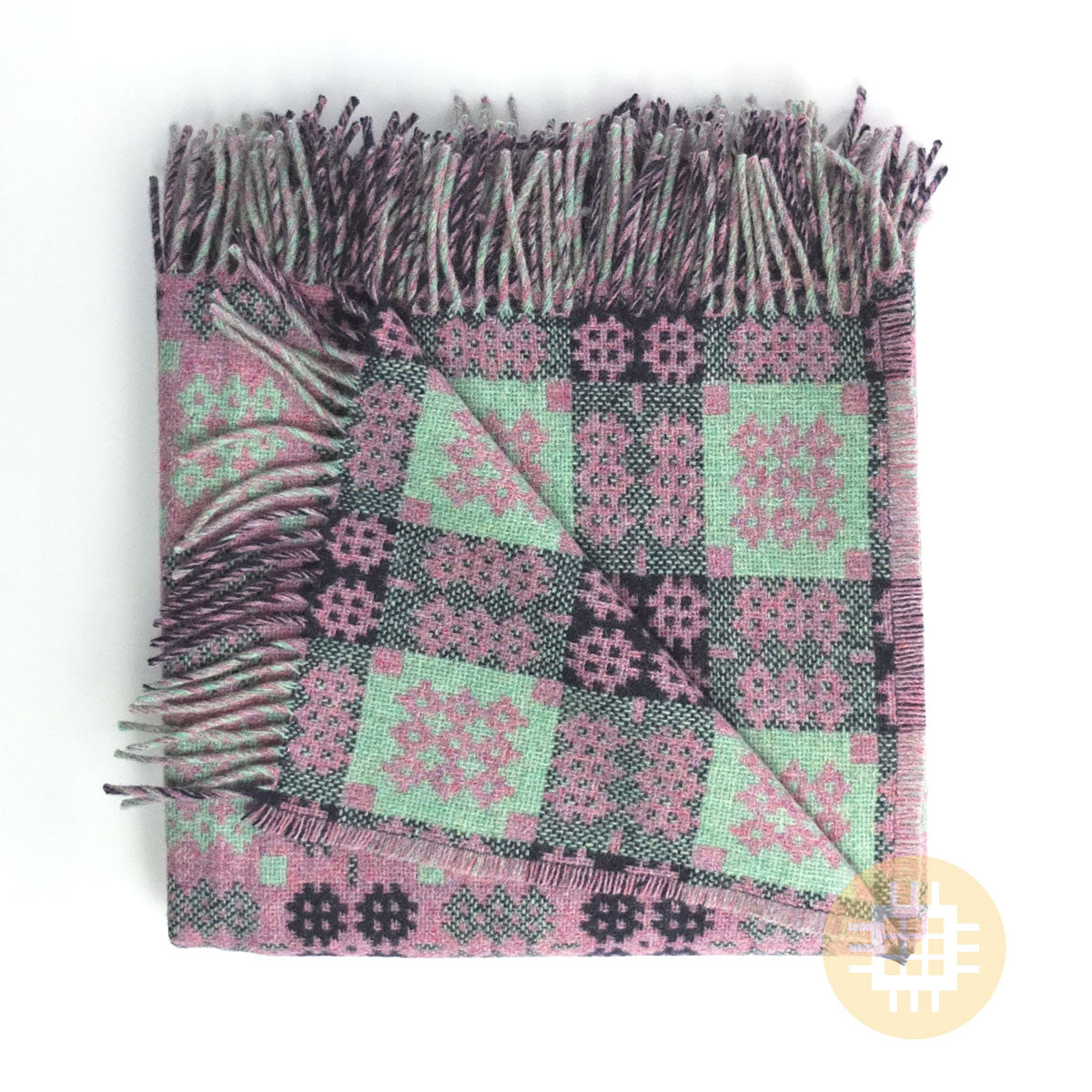 Amaranth Welsh Tapestry Blanket By Rock Mill