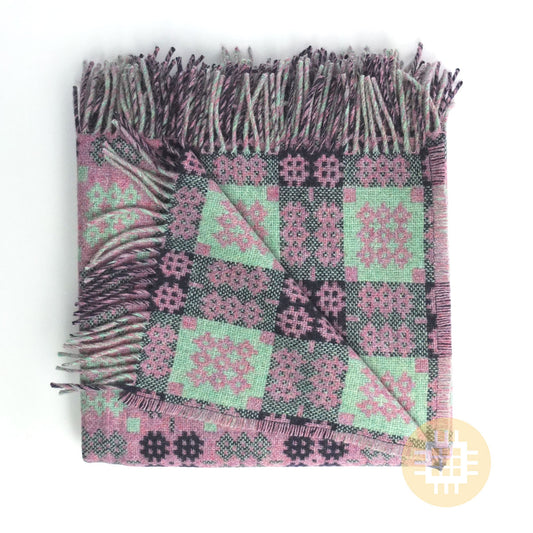 Amaranth Welsh Tapestry Blanket By Rock Mill
