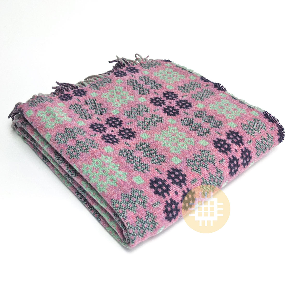 Amaranth Welsh Tapestry Blanket By Rock Mill