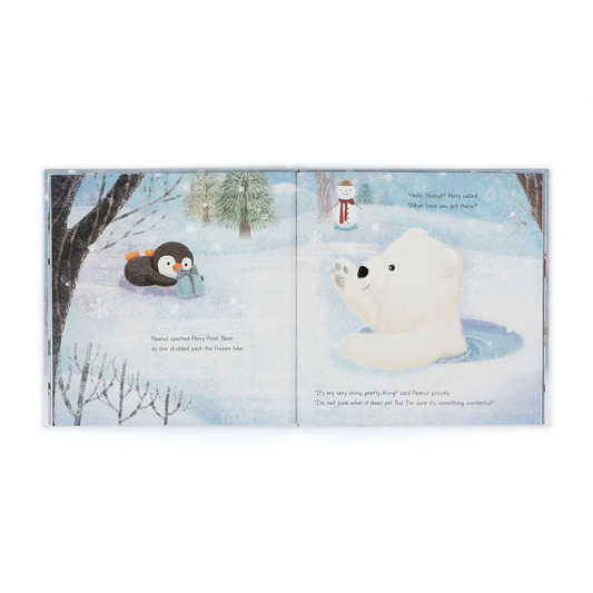 Peanut Penguin’s Perfect Present Book By Jellycat