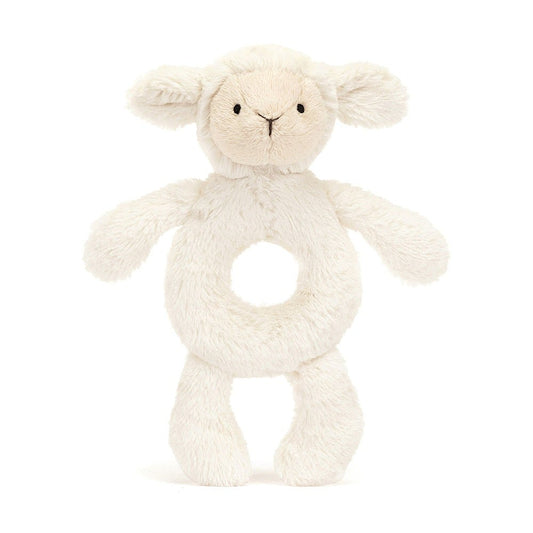 Bashful Lamb Ring Rattle by Jellycat