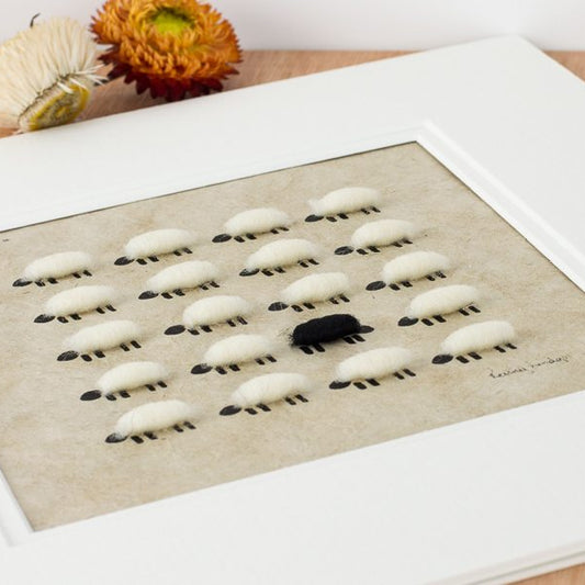 Black Sheep Of The Family Art Print