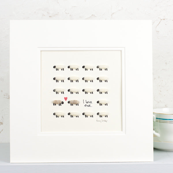 Love Ewe Sheep Art Print