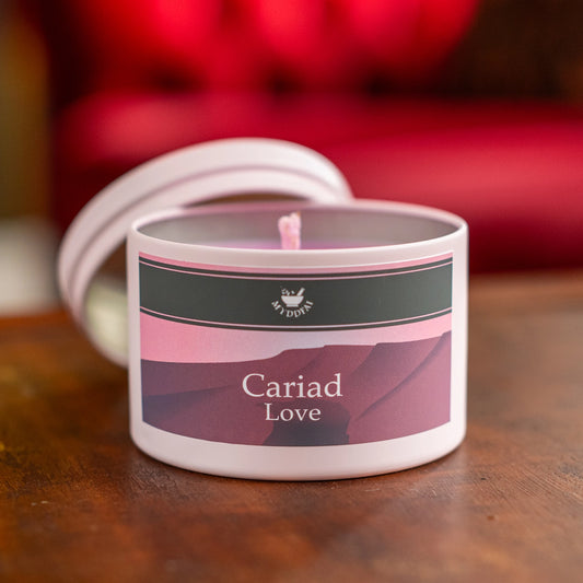Candle 'Cariad' Love