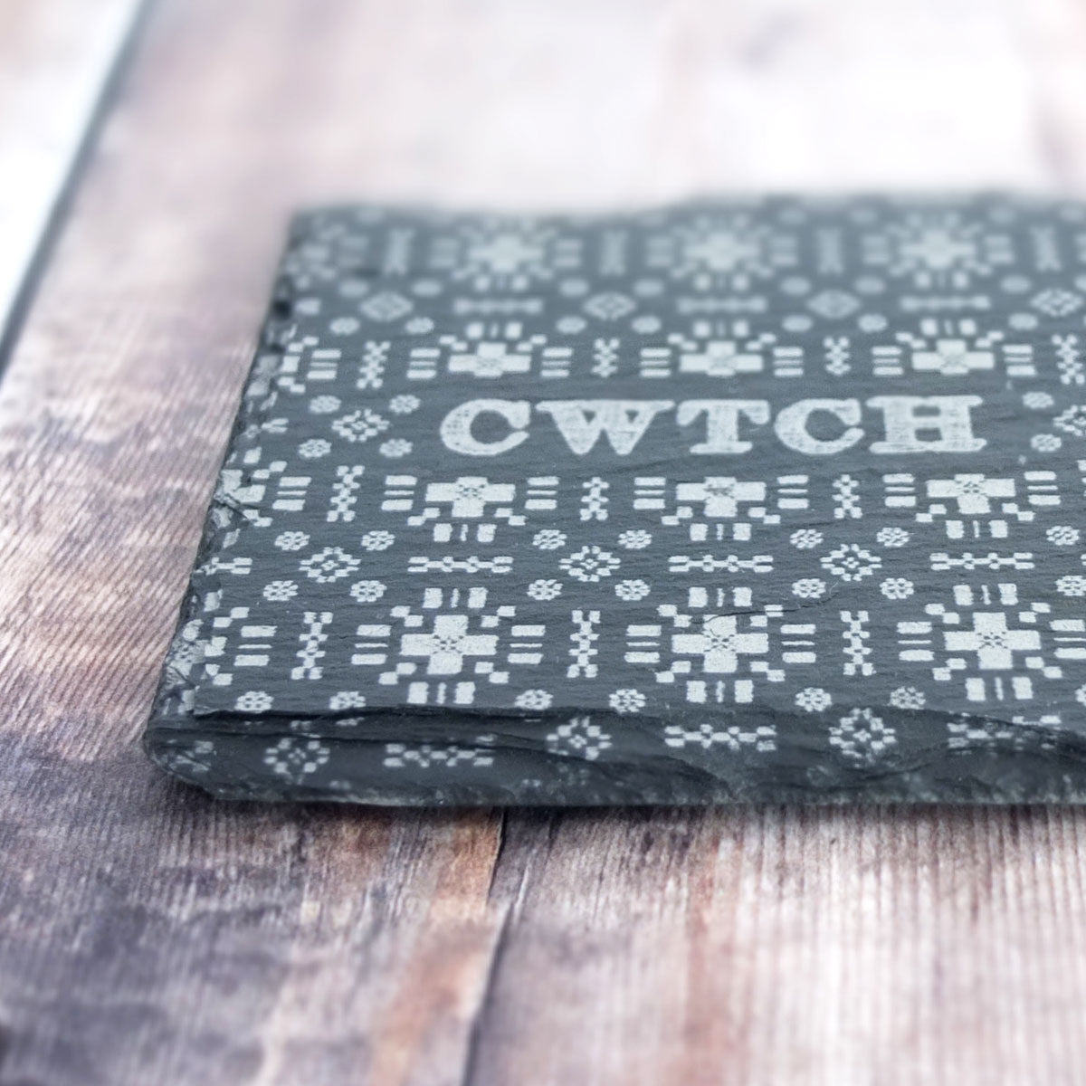 Slate Tapestry Cwtch Coaster By Slate House