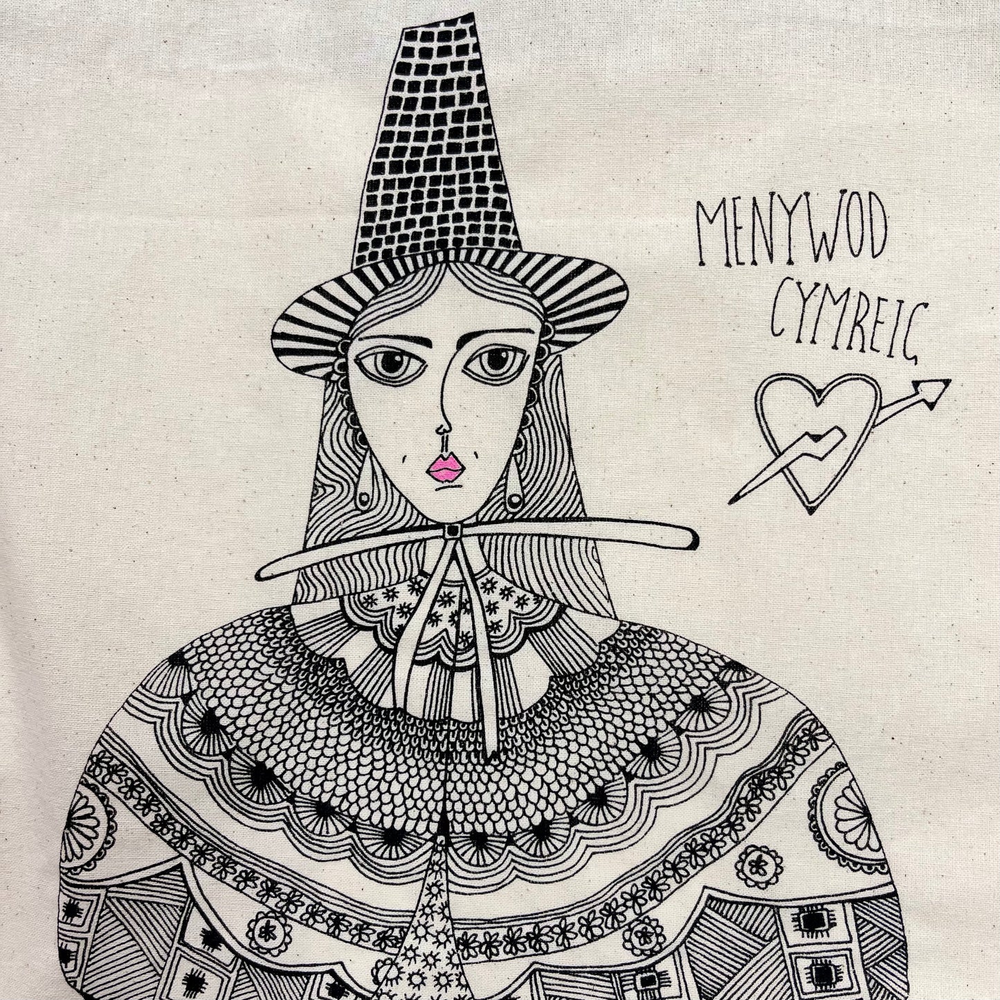 Welsh Lady Tote Bag