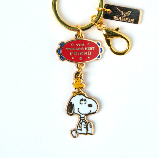 Peanuts World's Best Friend Keyring