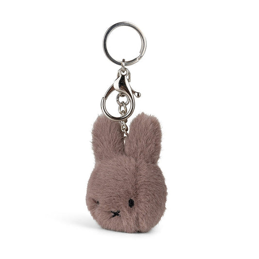 Miffy Fuzzy Keyring in Taupe