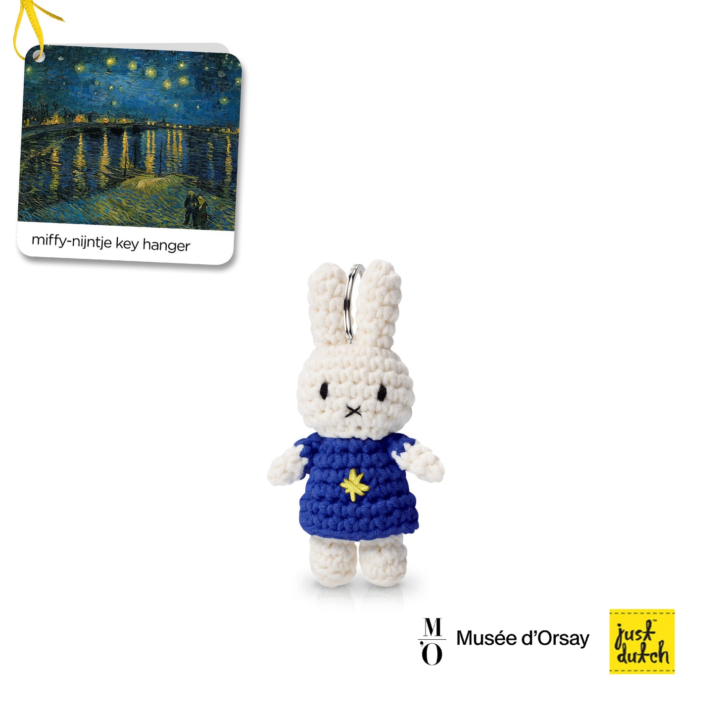 Just Dutch Starry Night Miffy Keyring