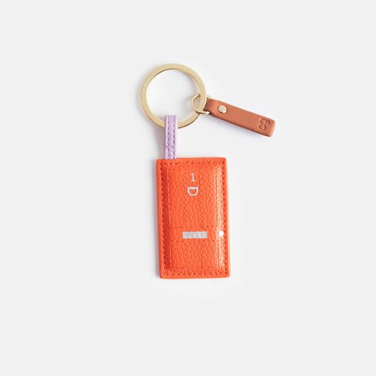 Orange Front Door Keyring