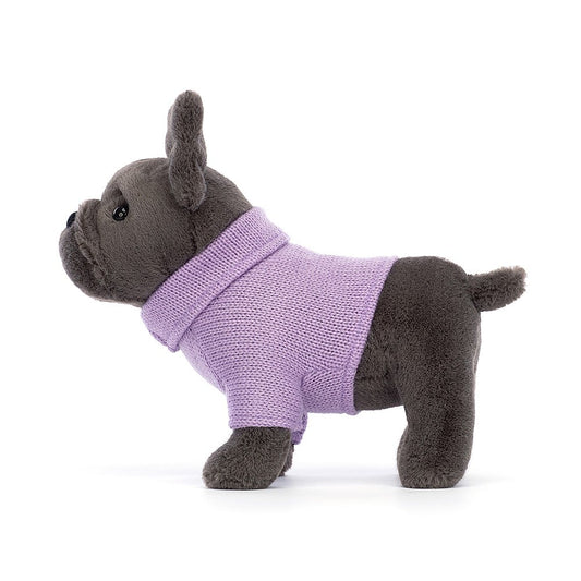 Sweater French Bulldog Purple by Jellycat
