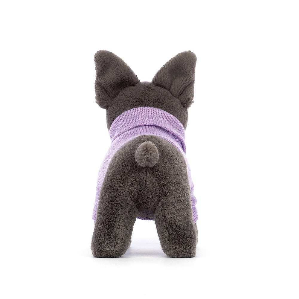 Sweater French Bulldog Purple by Jellycat