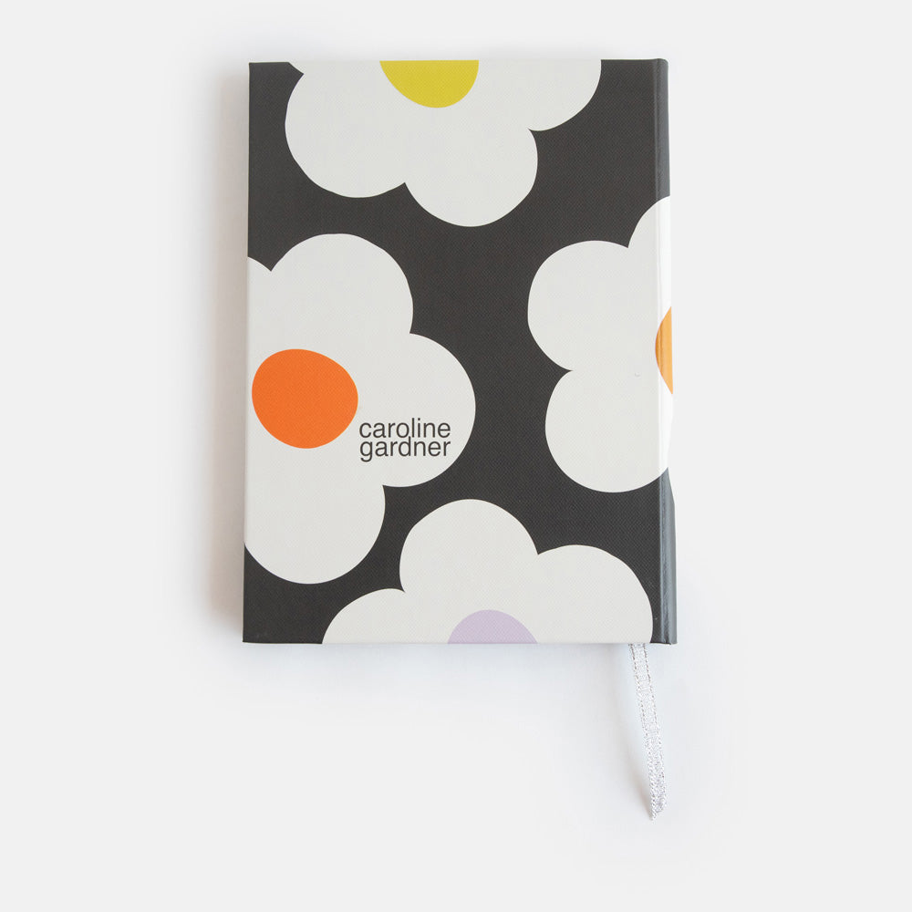 Multi Flower Slim Hardback Notebook
