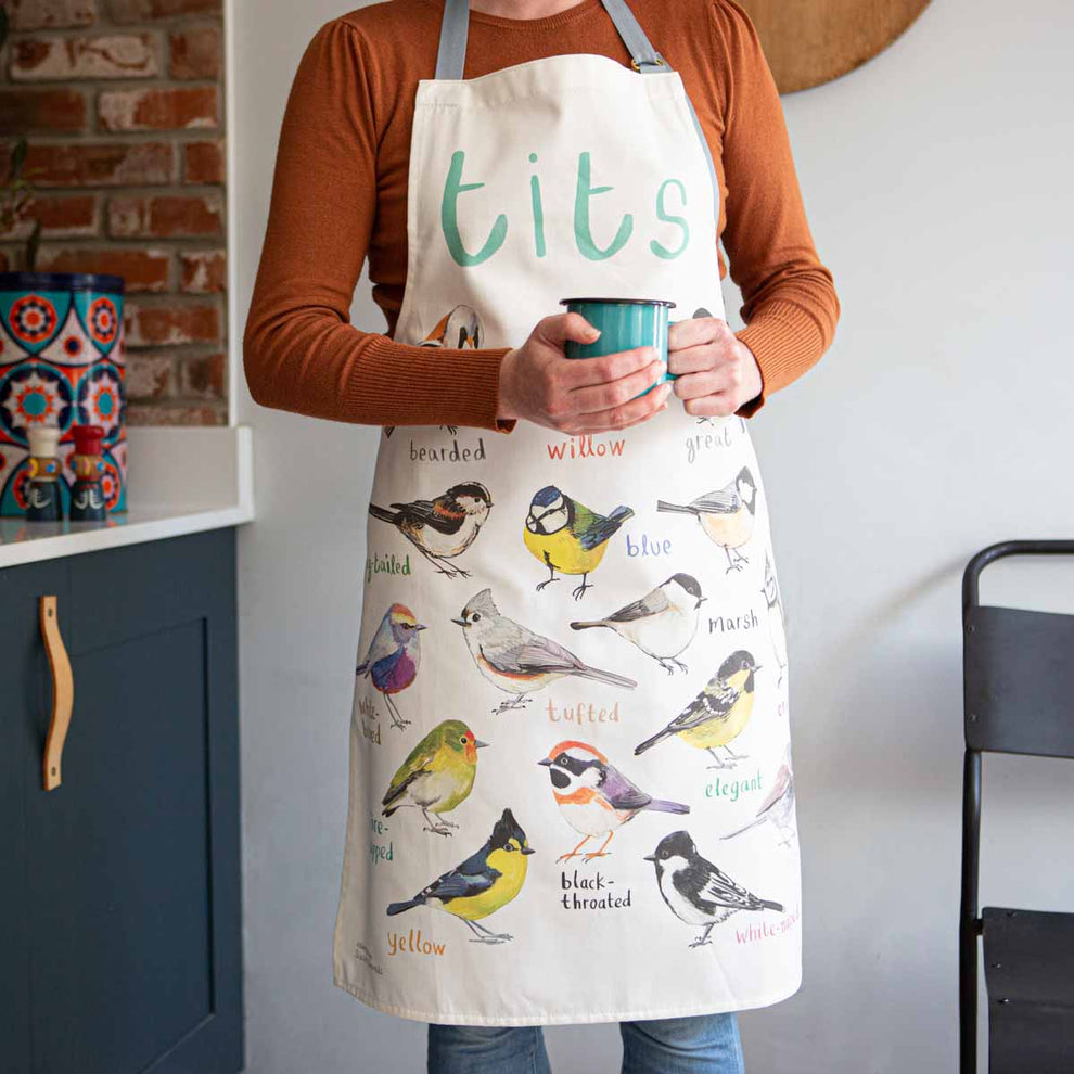 Tits Bird Pun Apron