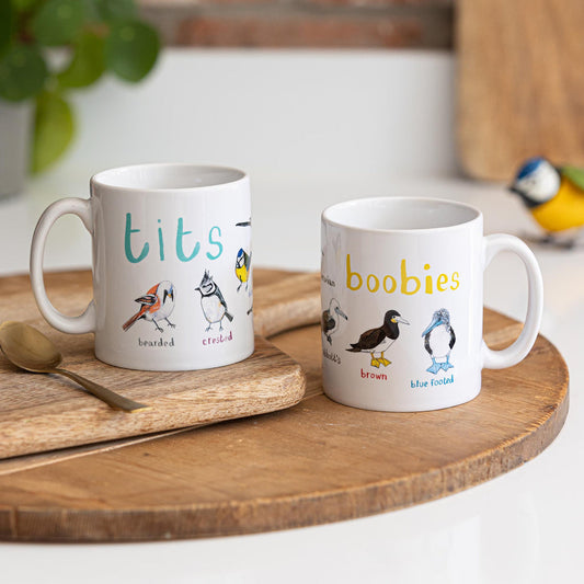 Boobies Ceramic Bird Mug