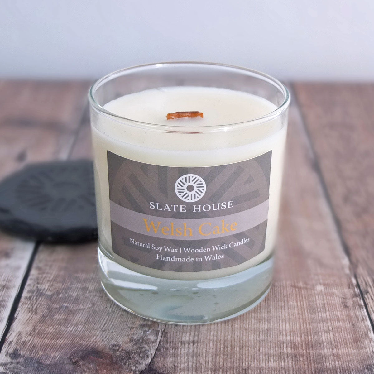Welsh Cake Boxed Candle by Slate House