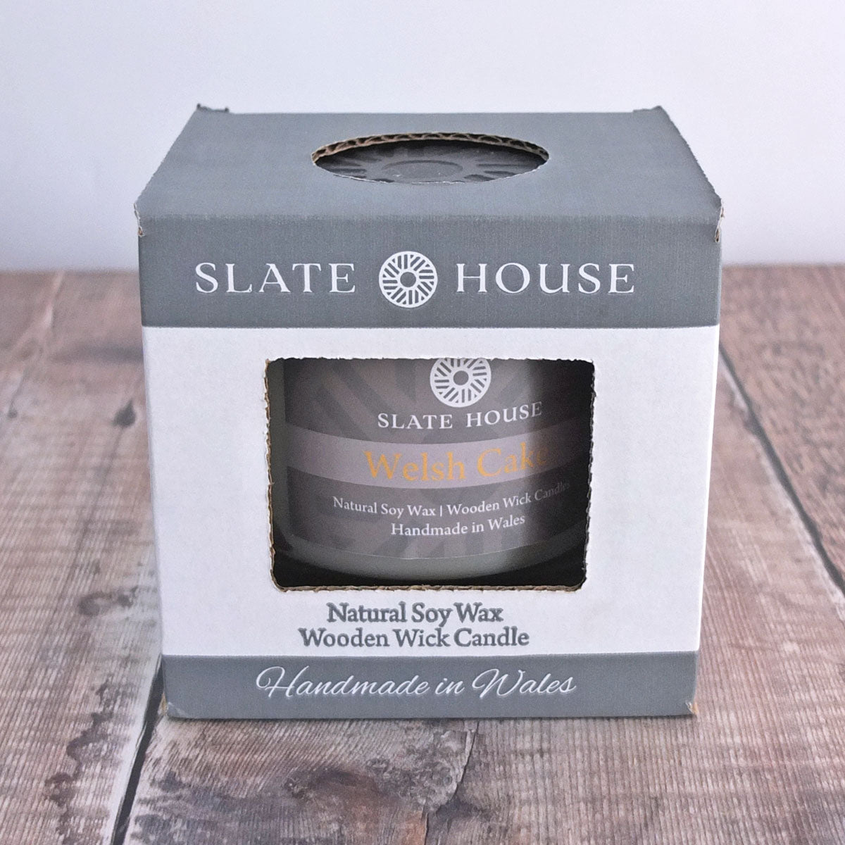 Welsh Cake Boxed Candle by Slate House