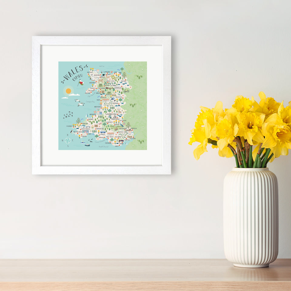 Wales / Cymru Framed Art Print