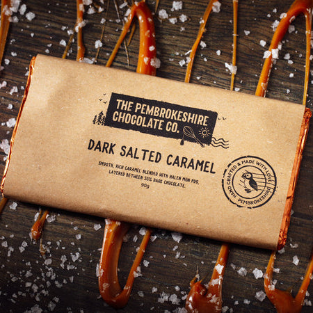 Dark Chocolate Salted Caramel Bar