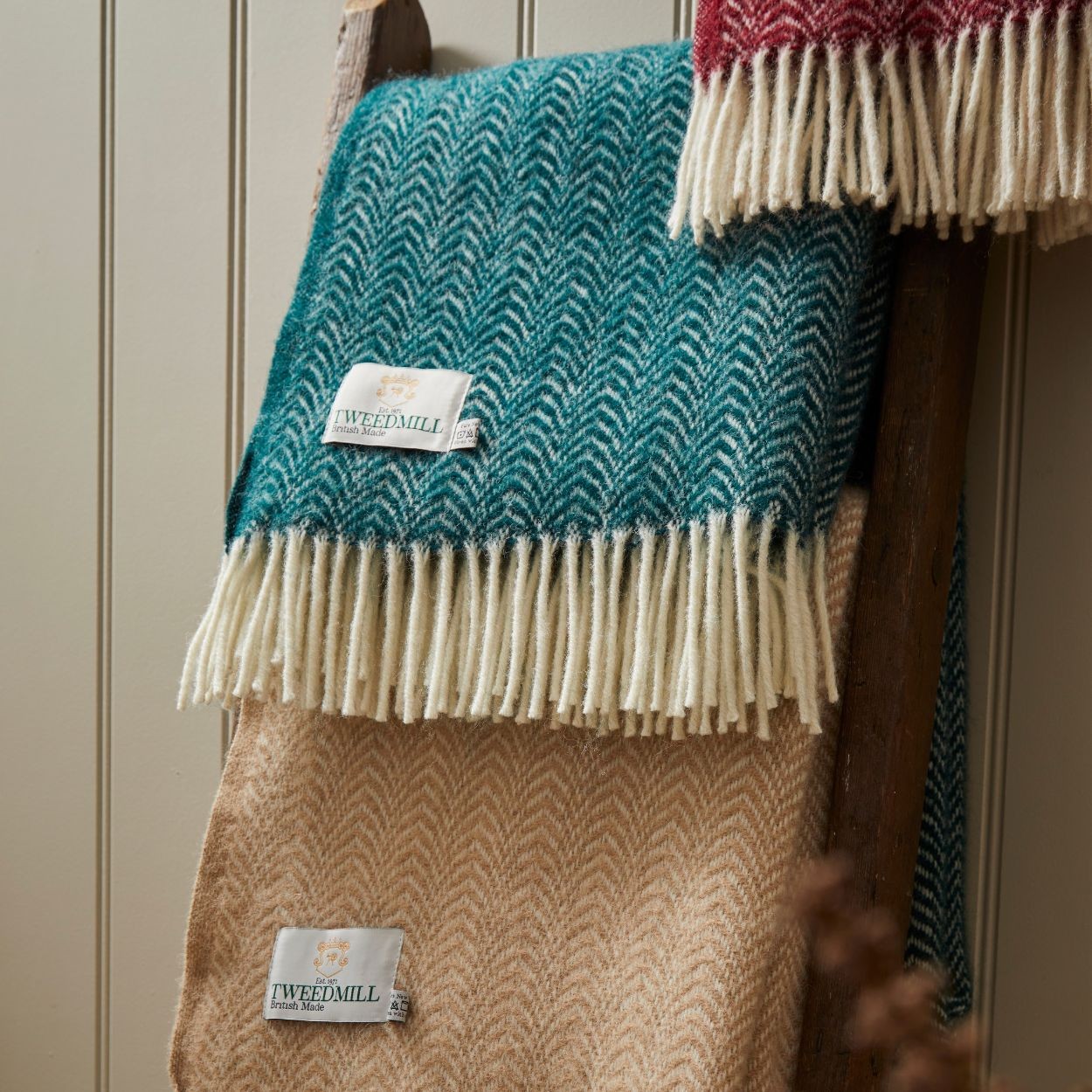 Emerald Dune Throw By Tweedmill