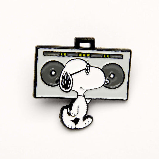 Peanuts Snoopy Boombox Enamel Pin