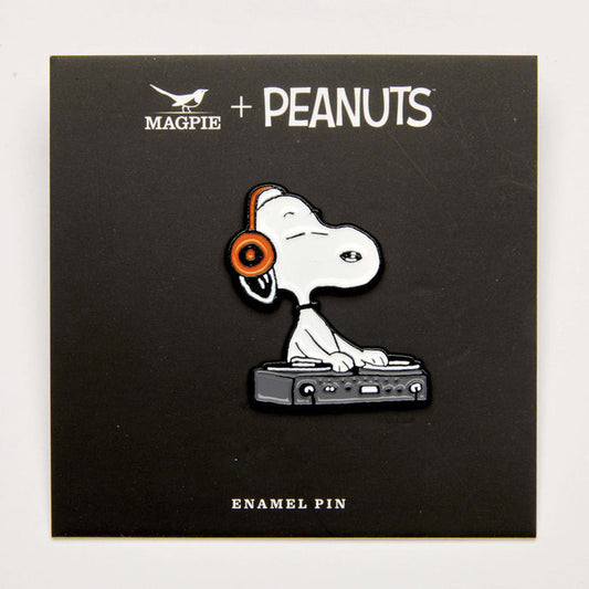 Peanuts DJ Snoopy Enamel Pin