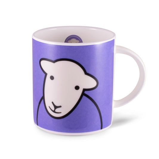 Purple Herdy Hello Mug