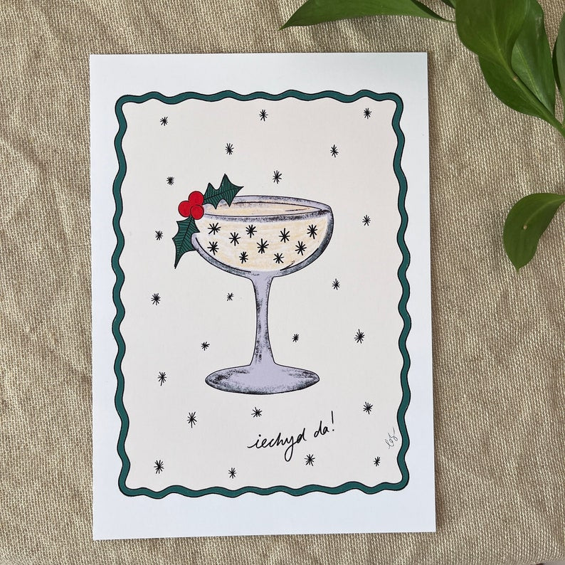 Iechyd da Xmas Card
