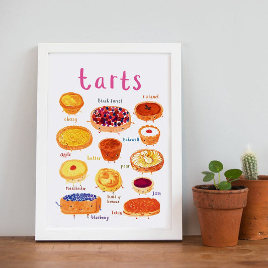 Tarts Art Print By Sarah Edmonds