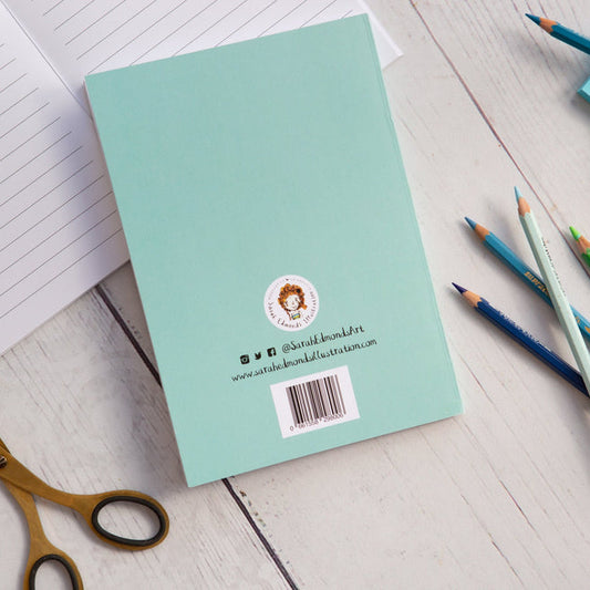 Tits A5 Recycled Bird Notebook