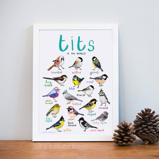 Tits Art Print By Sarah Edmonds
