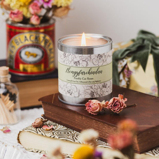 Tin Llongyfarchiadau Candle