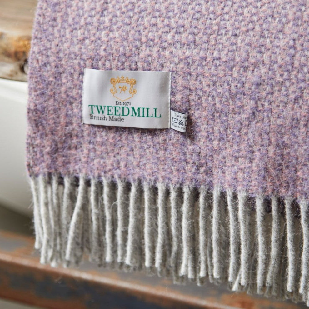 Lavender Illusion Throw by Tweedmill