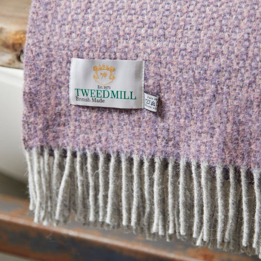 Lavender Illusion Throw by Tweedmill