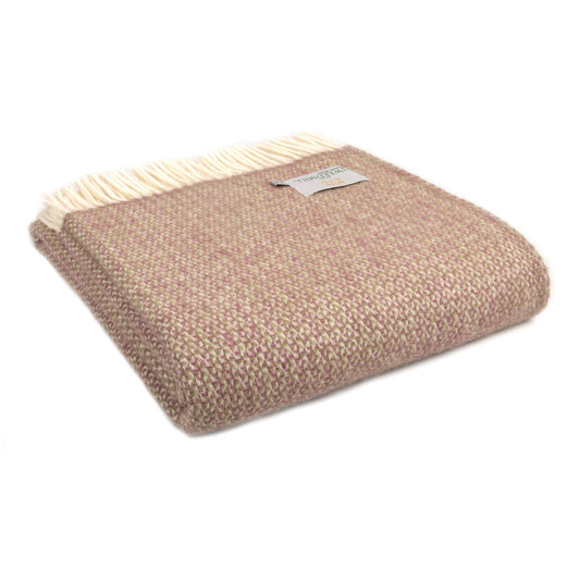 Raspberry Illusion Throw By Tweedmill