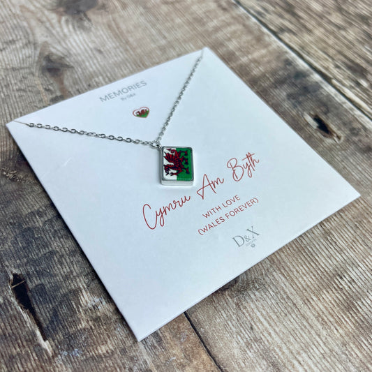 Welsh Flag Necklace