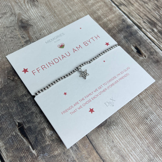 Ffrindiau Am Byth Star Bracelet