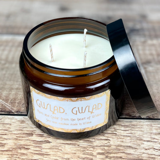 Gwlad Three Wick Large Candle
