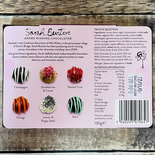 Handmade Artisan 12 Piece Box of Truffles